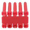 Red Wall Plugs 5.5 × 35 mm – HDPE Masonry Anchors