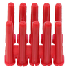 Red Wall Plugs 5.5 × 35 mm – HDPE Masonry Anchors