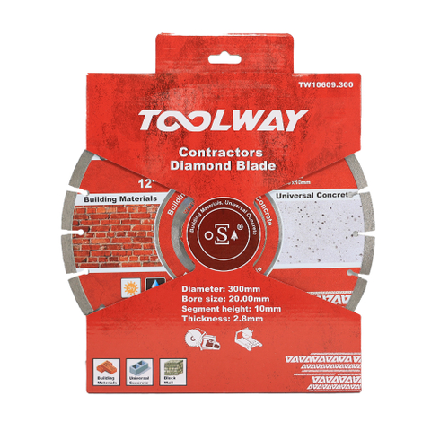 Contractors Diamond Saw Blade 300 X 3.0 X 10 X 20mm (12˝)