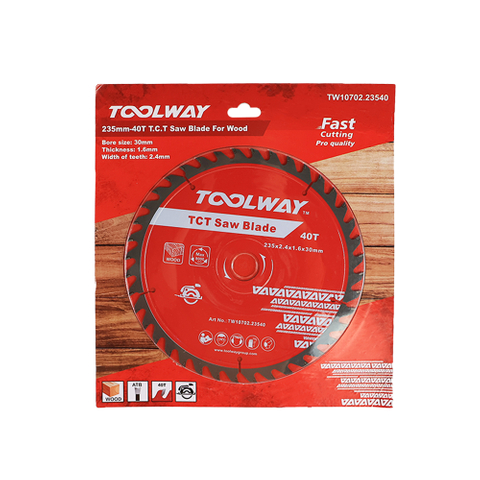 235MM-40T TCT Saw Blade For Wood(235x2.4x1.6x40Tx30)