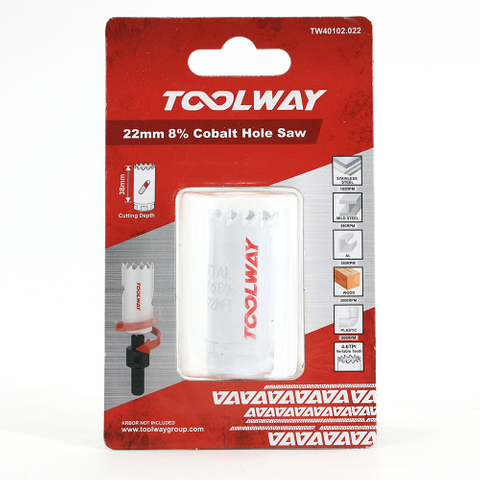 8% Cobalt M42 Bi-Metal Hole Saw 16-210mm