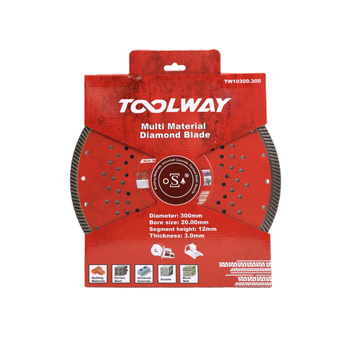 Multi Meterial Diamond Blade 300 x 3.0 x 12 x 20mm (12˝)
