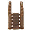 Brown Wall Plugs 7 × 40 mm – Plastic Masonry Anchors