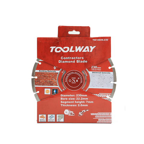 Contractors Diamond Saw Blade 230 X 2.6 X 7 X 22.2mm (9˝)