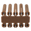 Brown Wall Plugs 7 × 40 mm – Plastic Masonry Anchors