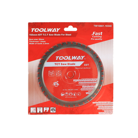 165MM-40T TCT Saw Blade For Steel