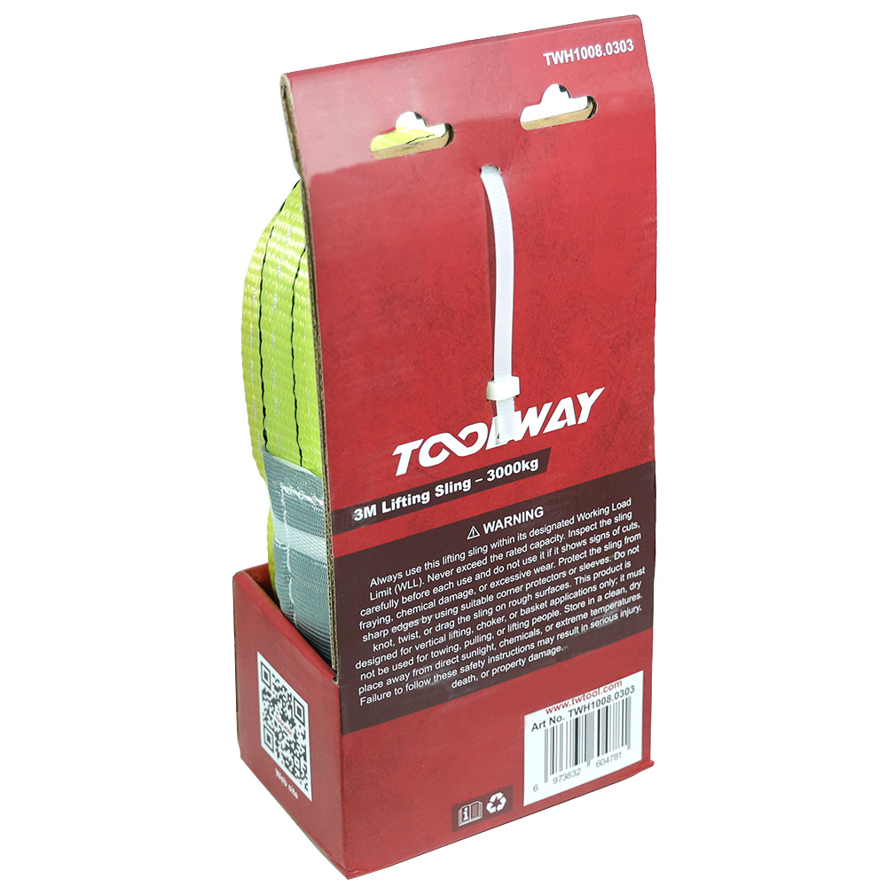 3M Polyester Lifting Sling – 3000 kg Webbing Sling