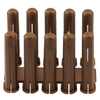 Brown Wall Plugs 7 × 40 mm – Plastic Masonry Anchors