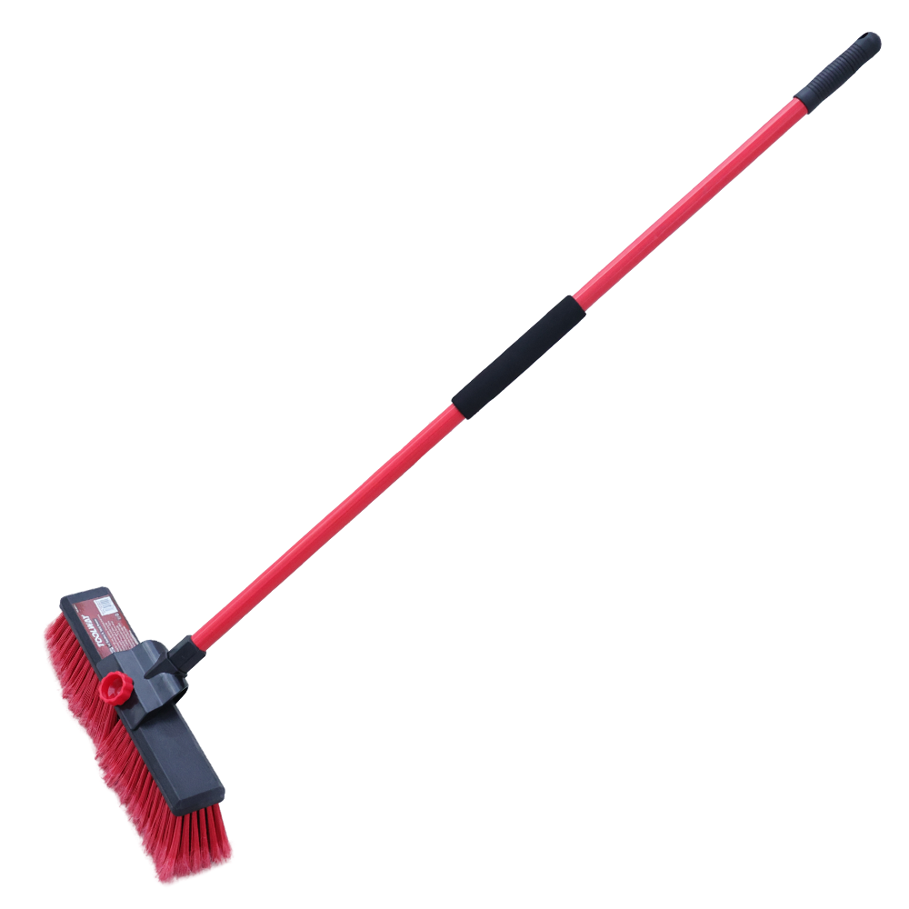 TOUGH Brush 14" Garden & Yard Broom – Heavy Duty Outdoor Broom