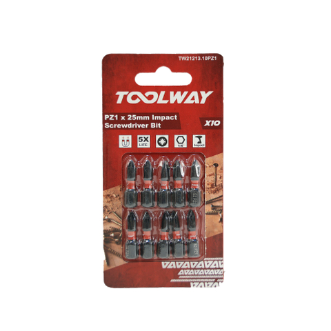 25MM PH2 Impact Screwdriver Bits With Magnetic 10pcs In a Pack