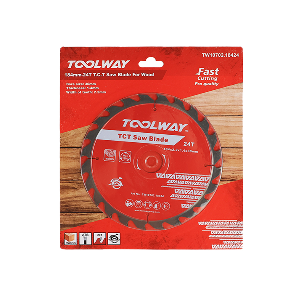 184MM-24T TCT Saw Blade For Wood(184x2.2x1.4x24Tx30)